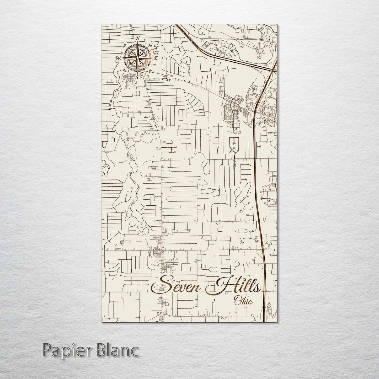 Seven Hills, Ohio Street Map