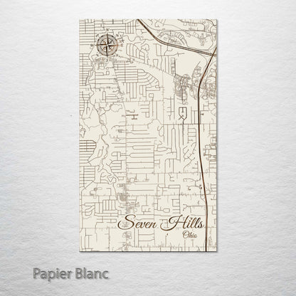 Seven Hills, Ohio Street Map