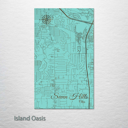 Seven Hills, Ohio Street Map