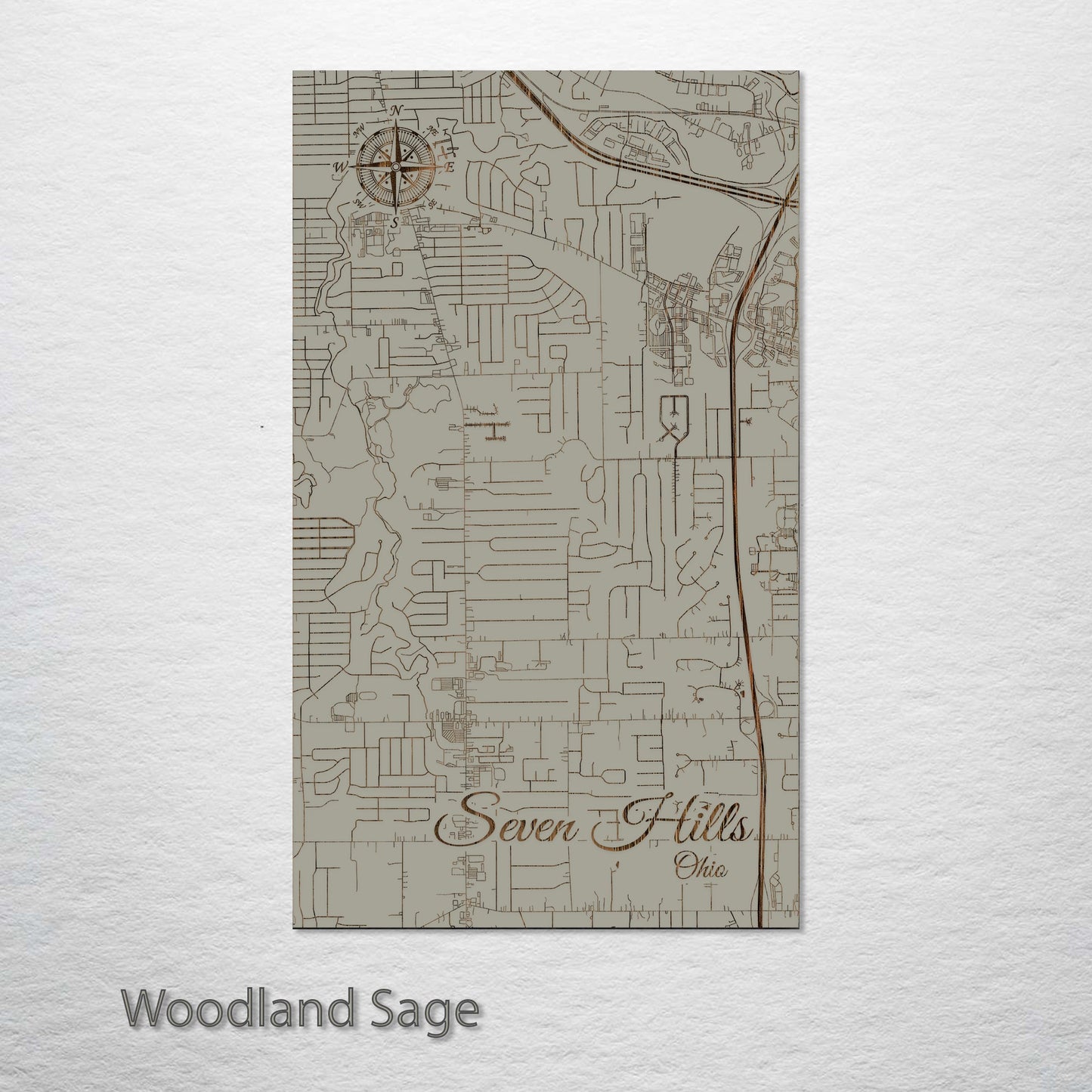 Seven Hills, Ohio Street Map