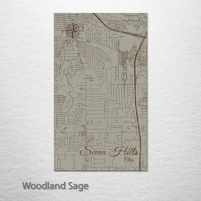 Seven Hills, Ohio Street Map