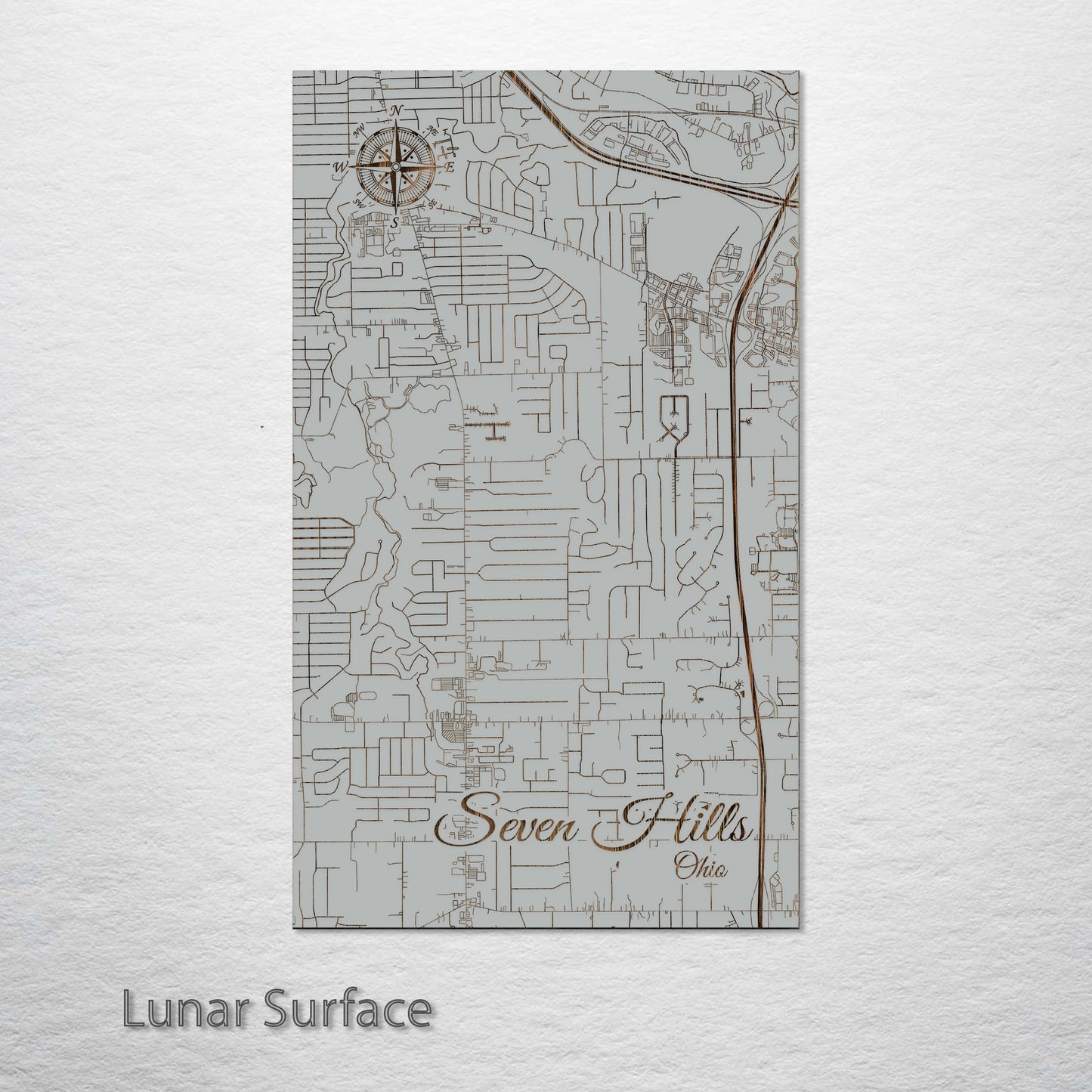 Seven Hills, Ohio Street Map