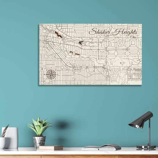 Shaker Heights, Ohio Street Map