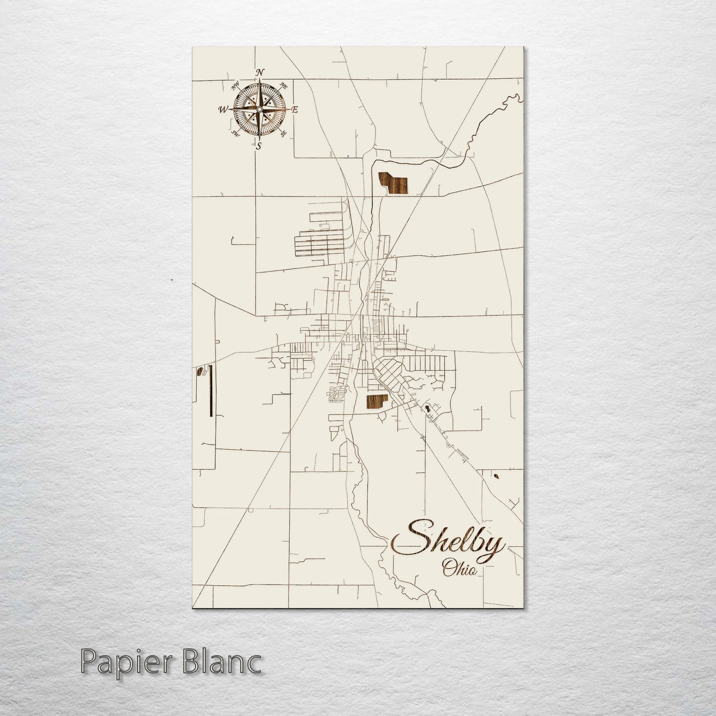 Shelby, Ohio Street Map