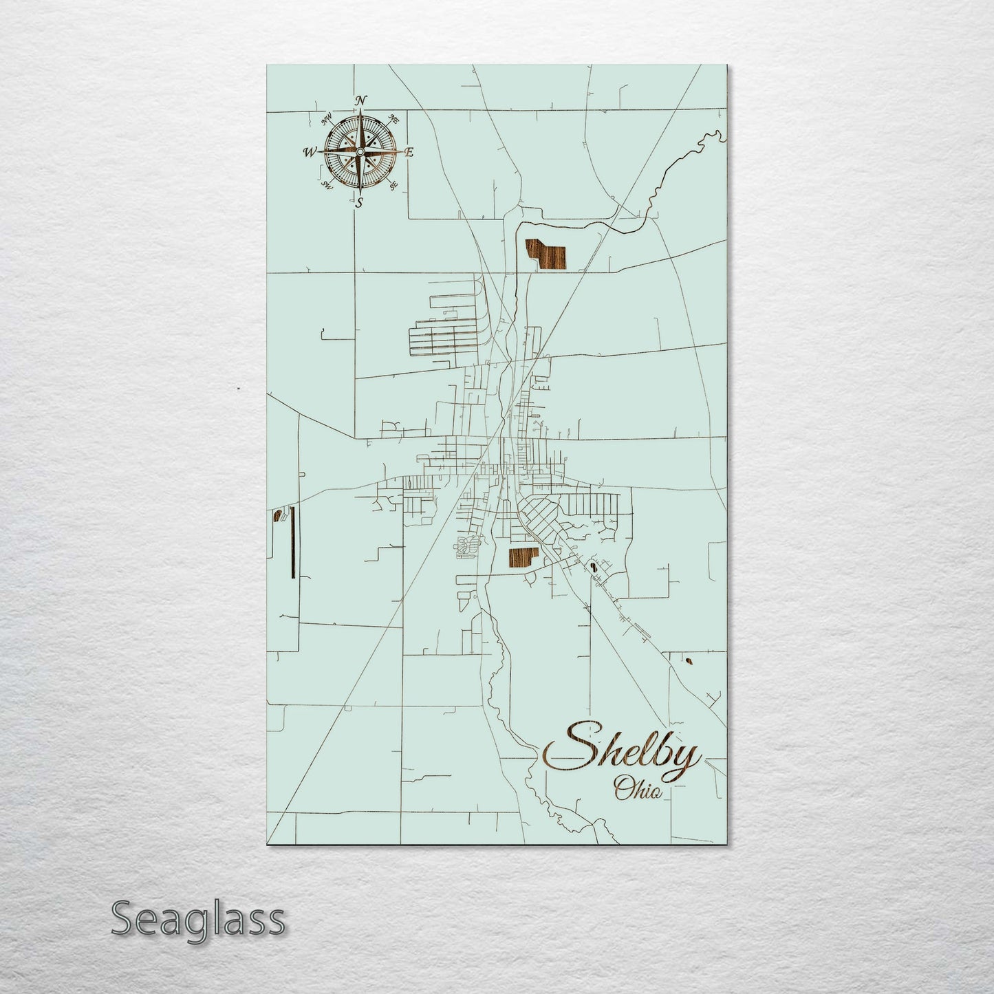 Shelby, Ohio Street Map
