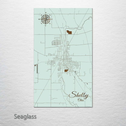 Shelby, Ohio Street Map