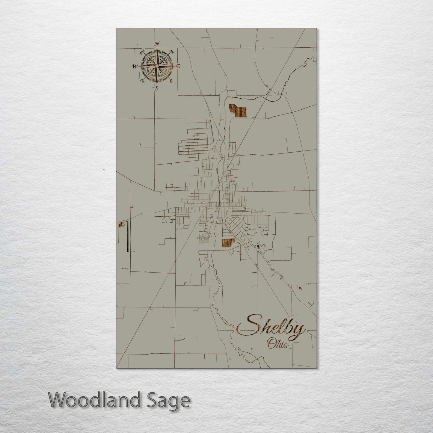 Shelby, Ohio Street Map
