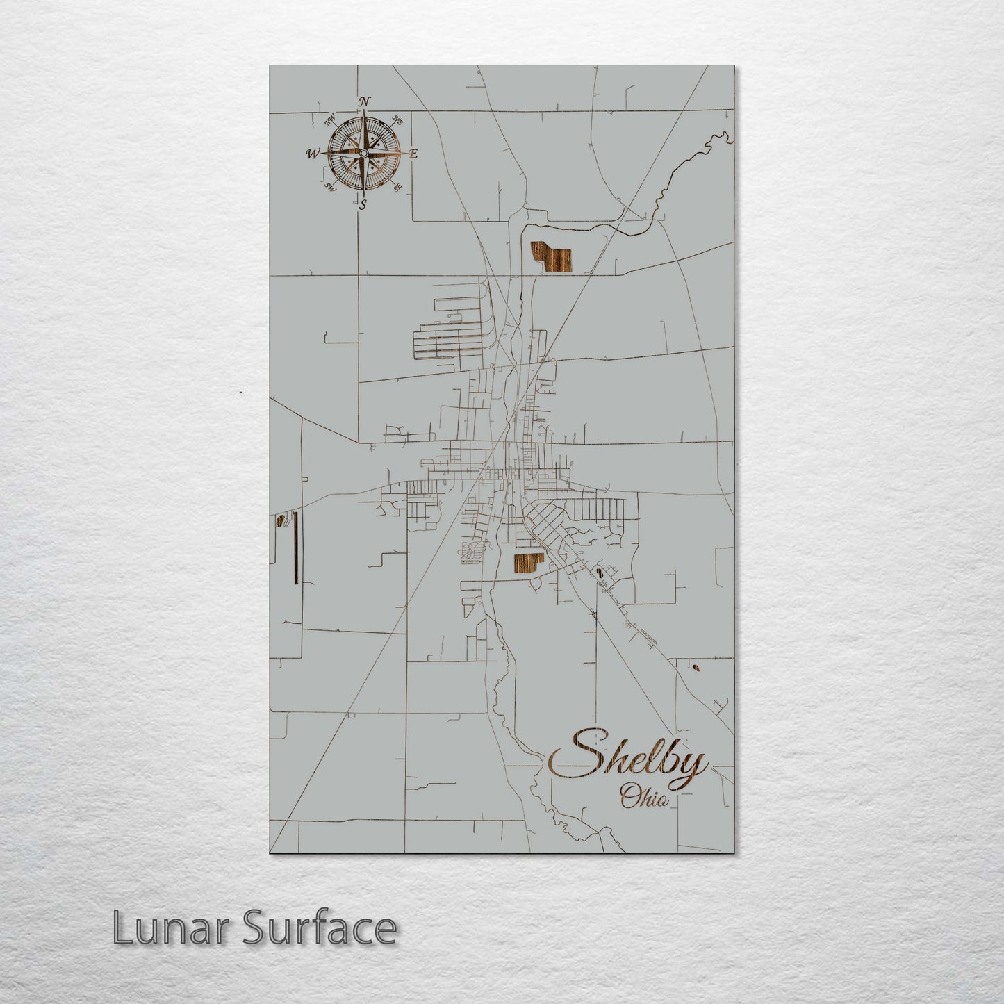 Shelby, Ohio Street Map