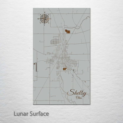 Shelby, Ohio Street Map