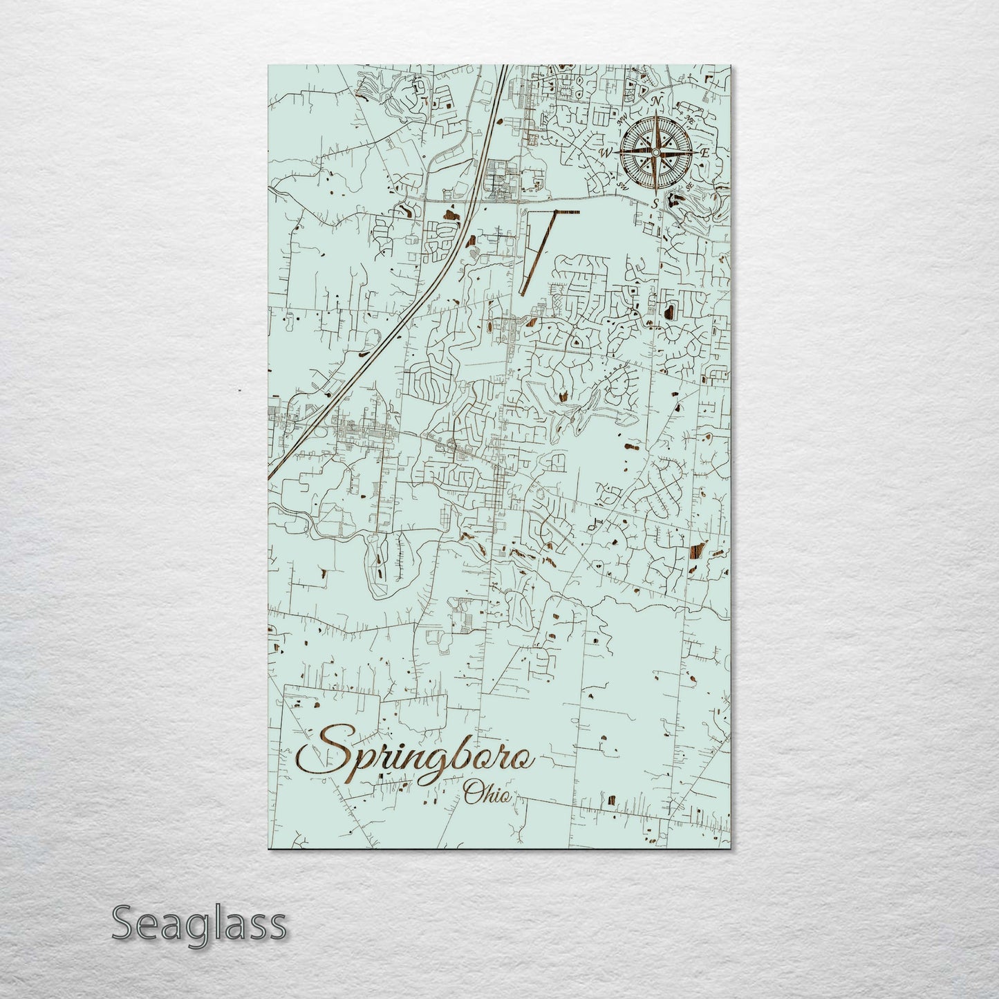 Springboro, Ohio Street Map