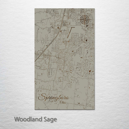 Springboro, Ohio Street Map