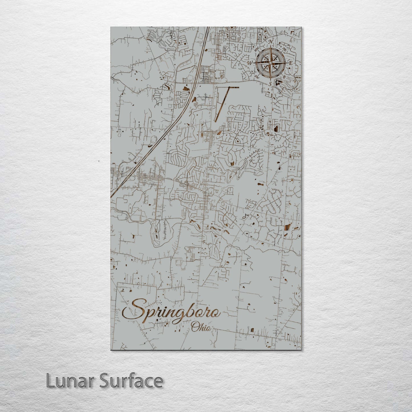 Springboro, Ohio Street Map