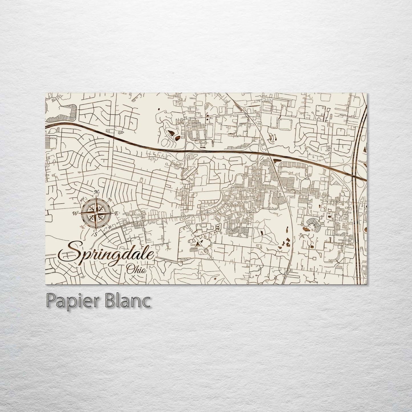 Springdale, Ohio Street Map