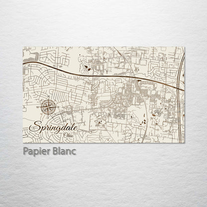 Springdale, Ohio Street Map