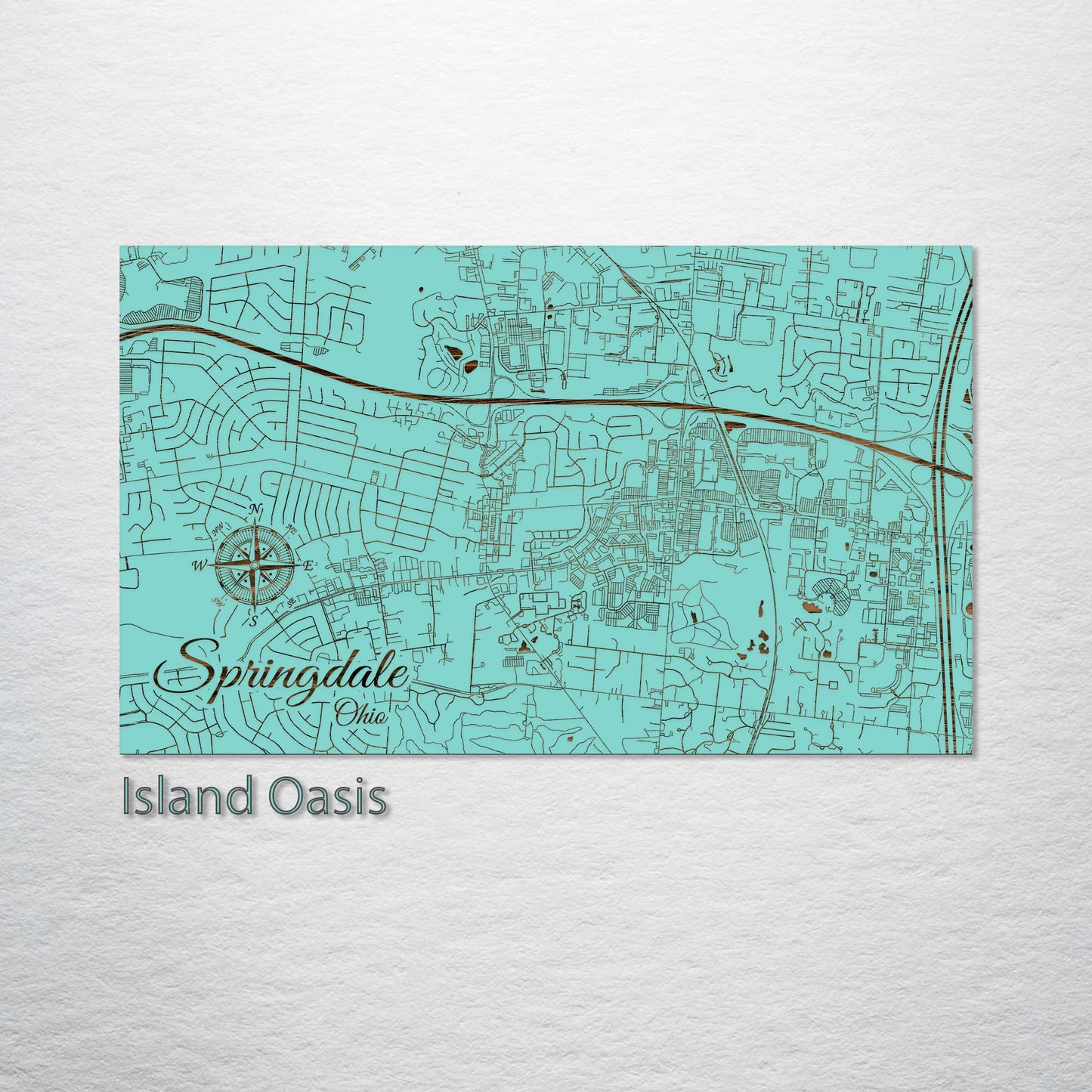 Springdale, Ohio Street Map