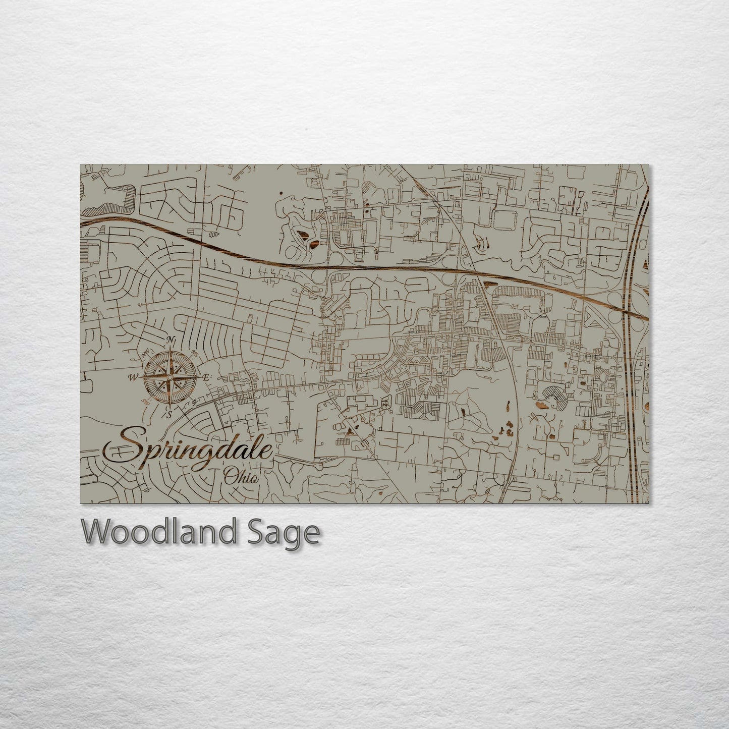 Springdale, Ohio Street Map