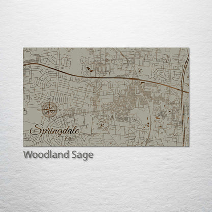 Springdale, Ohio Street Map