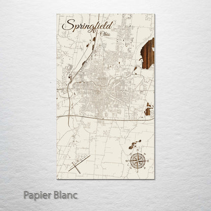 Springfield, Ohio Street Map