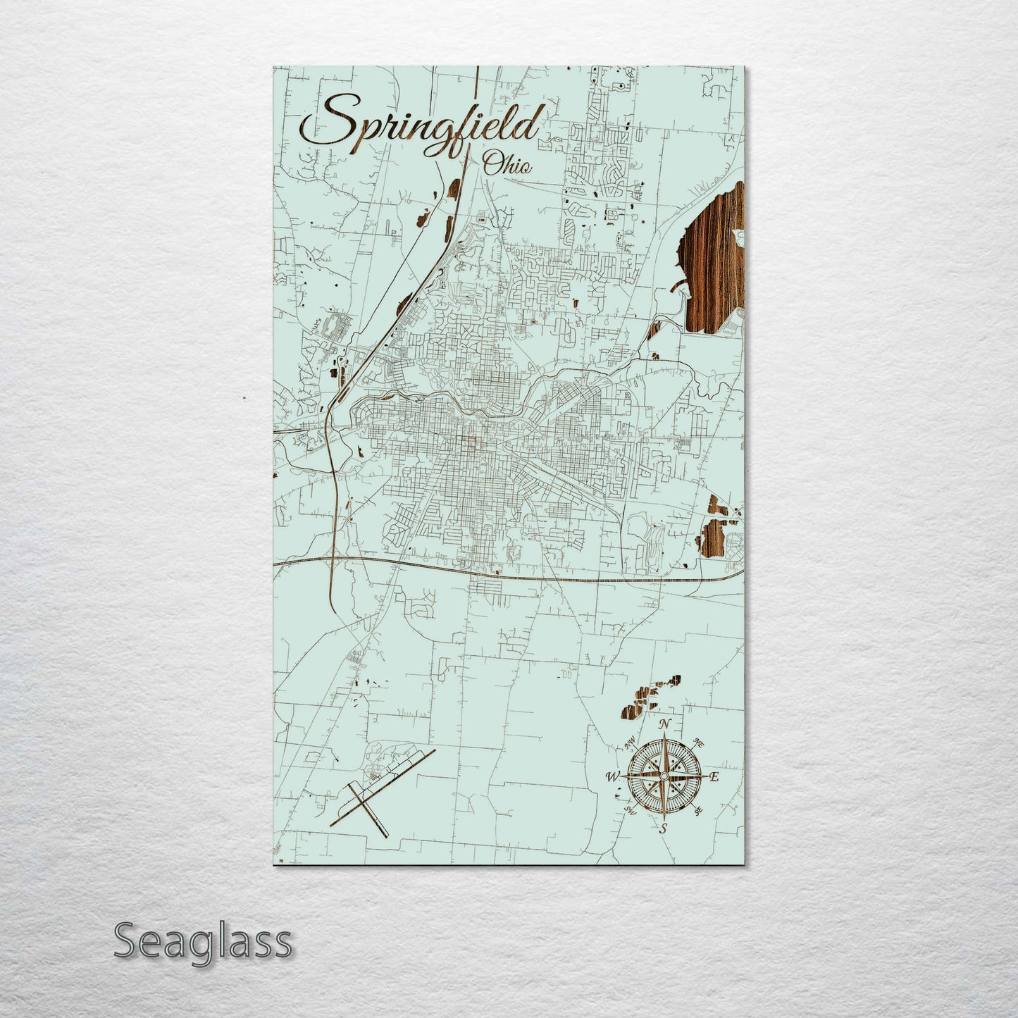 Springfield, Ohio Street Map