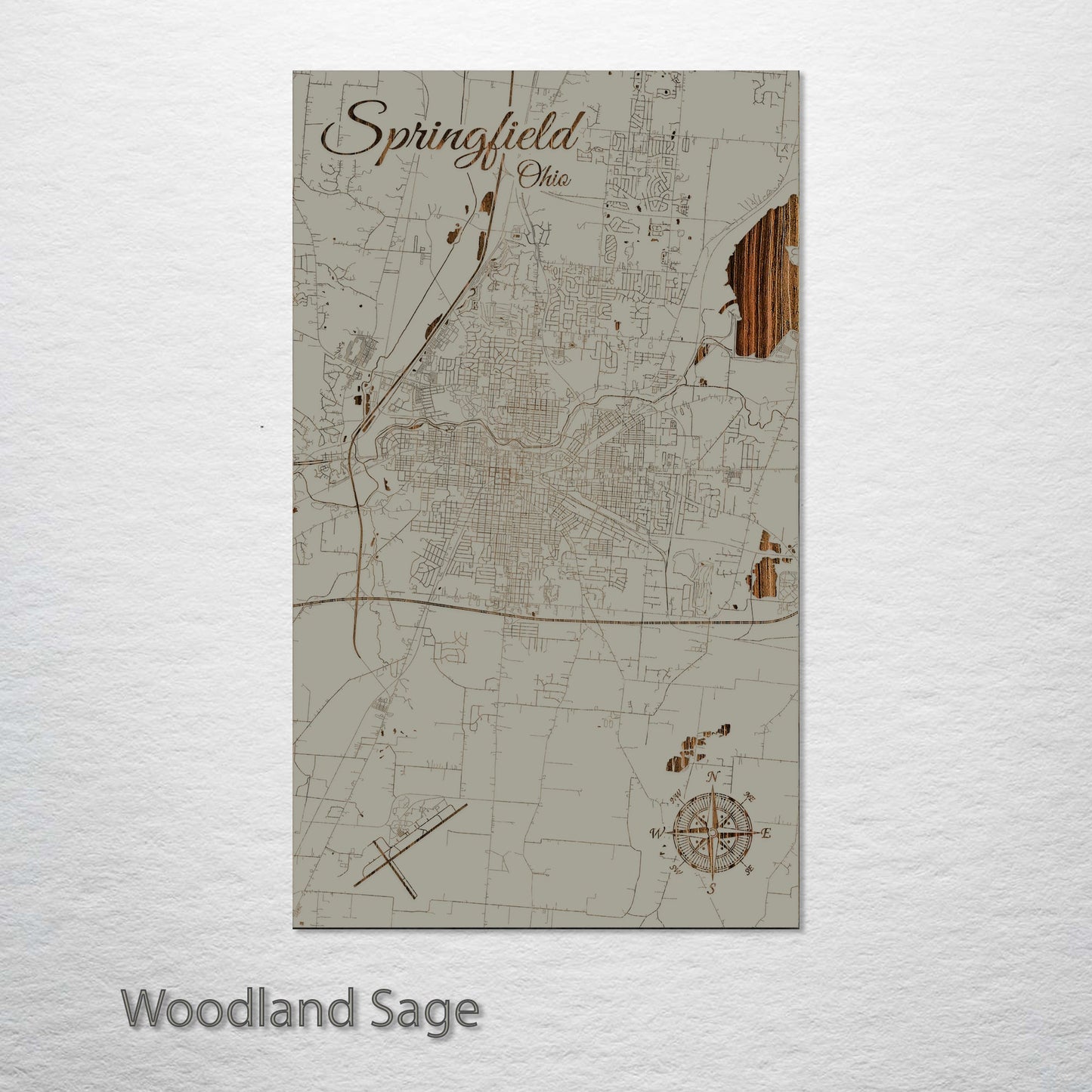 Springfield, Ohio Street Map