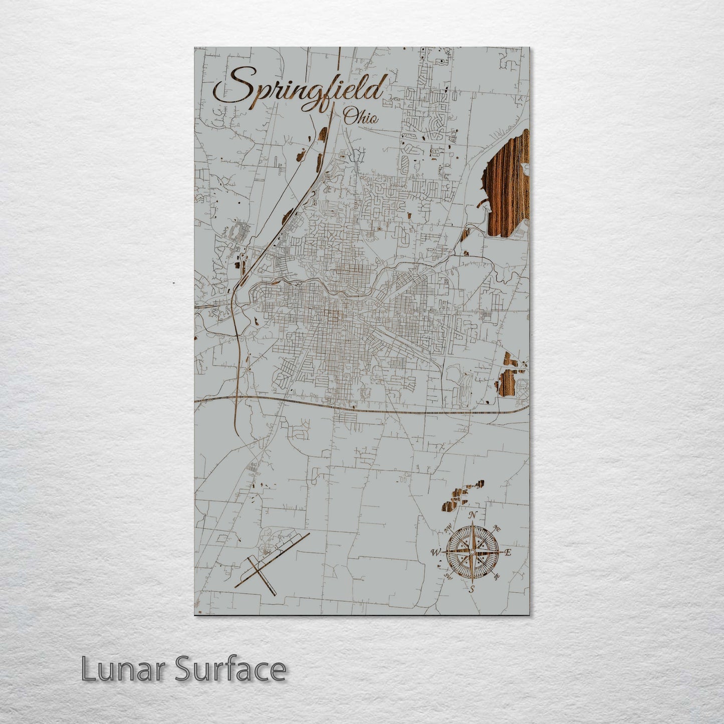 Springfield, Ohio Street Map