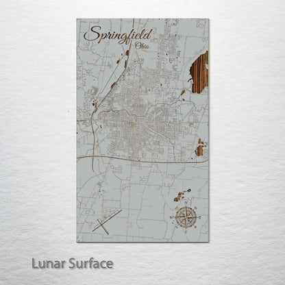 Springfield, Ohio Street Map