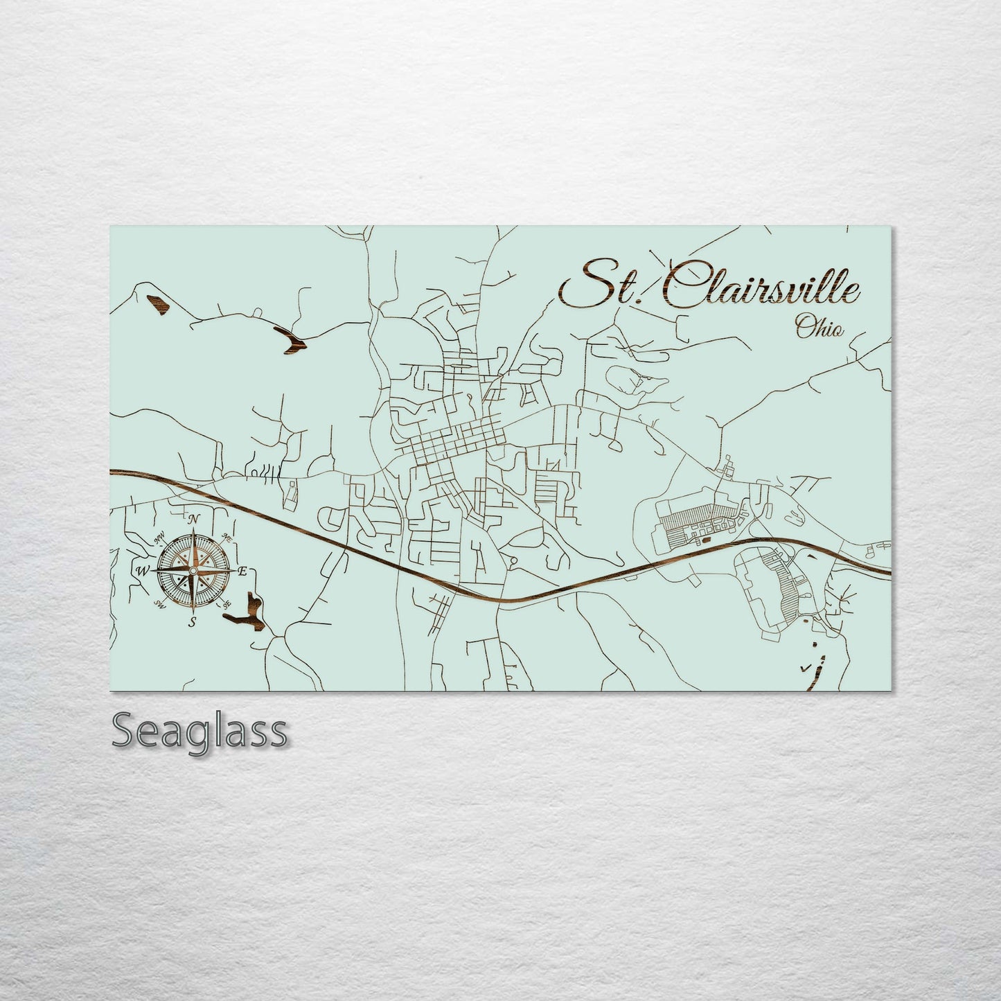 St. Clairsville, Ohio Street Map