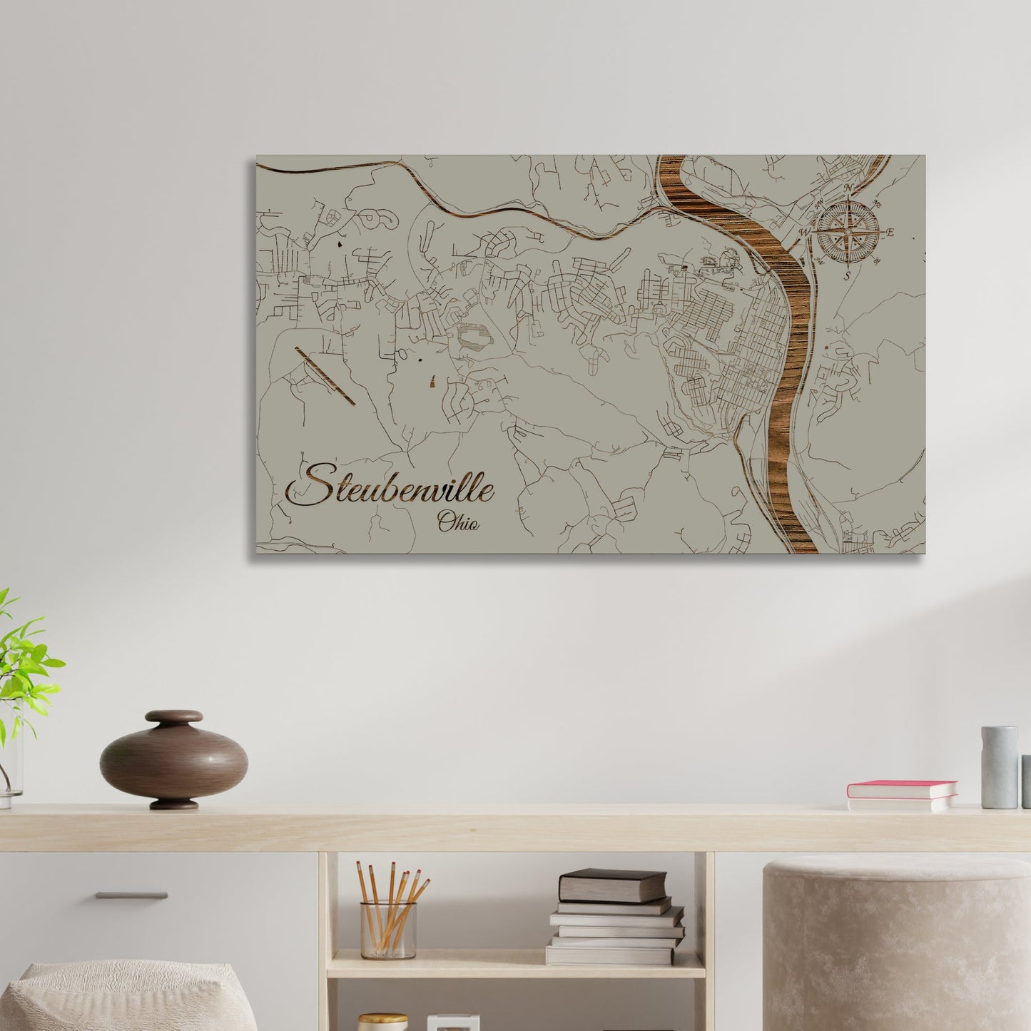 Steubenville, Ohio Street Map