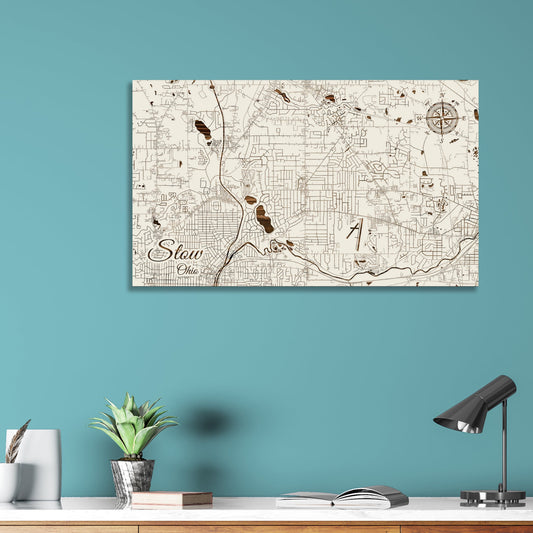 Stow, Ohio Street Map