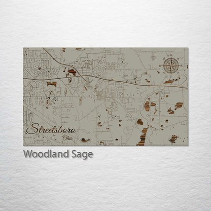 Streetsboro, Ohio Street Map