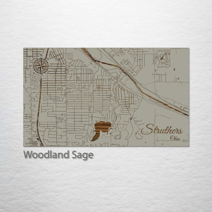 Struthers, Ohio Street Map