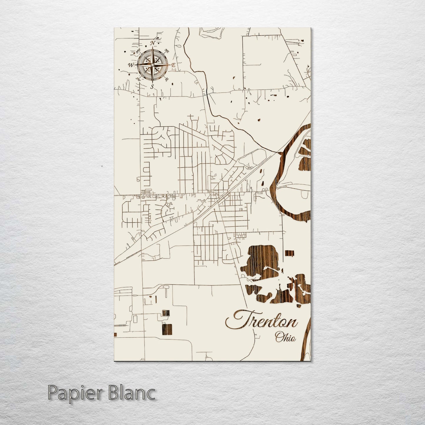 Trenton, Ohio Street Map