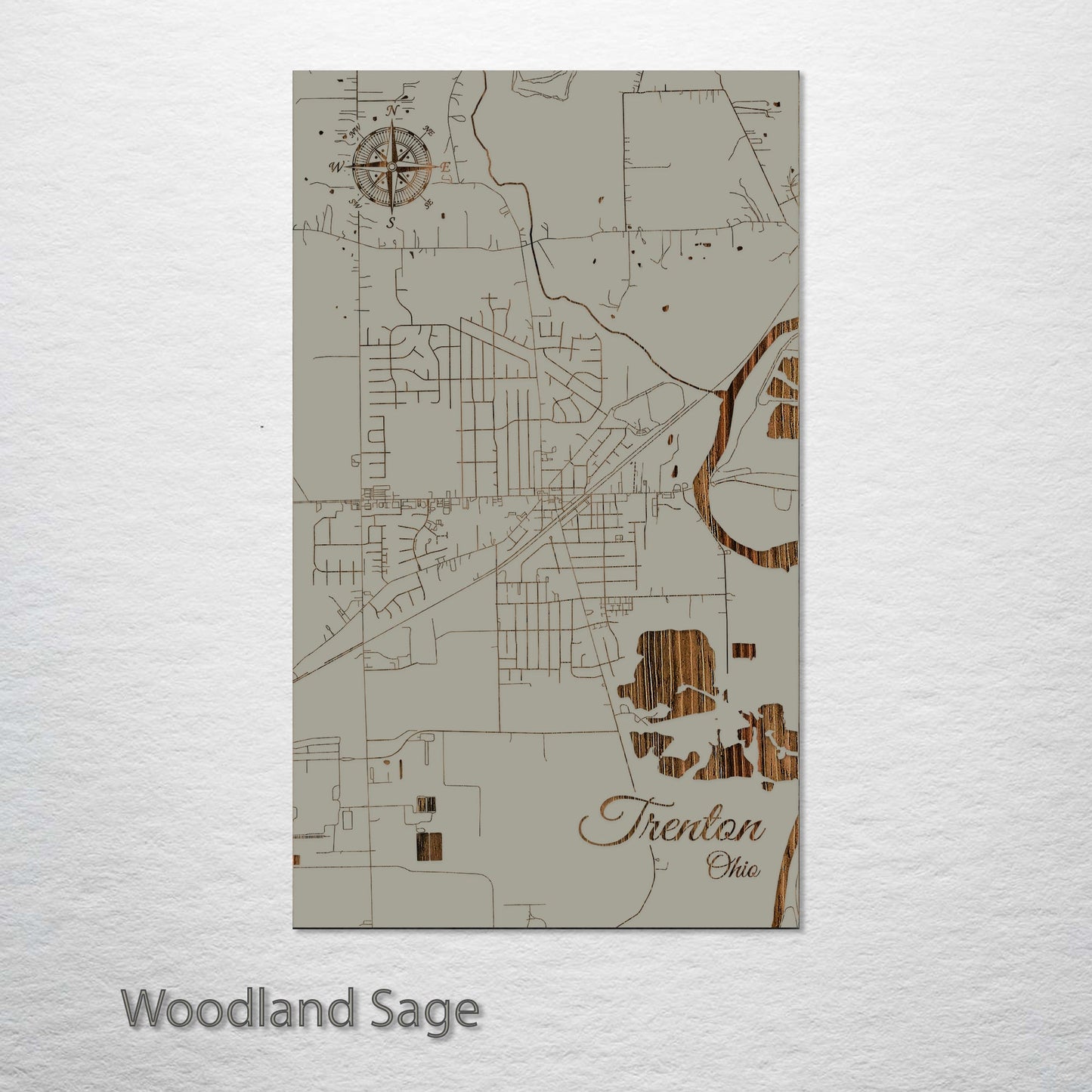 Trenton, Ohio Street Map