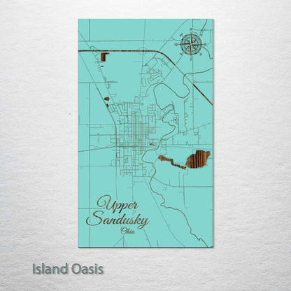 Upper Sandusky, Ohio Street Map