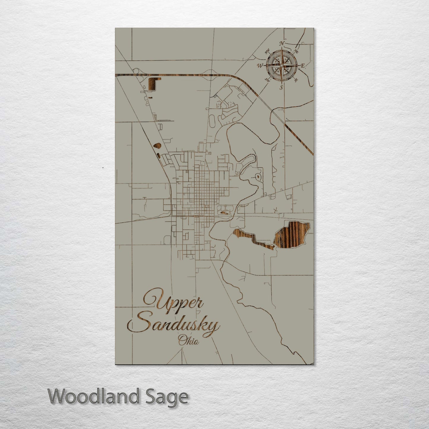 Upper Sandusky, Ohio Street Map