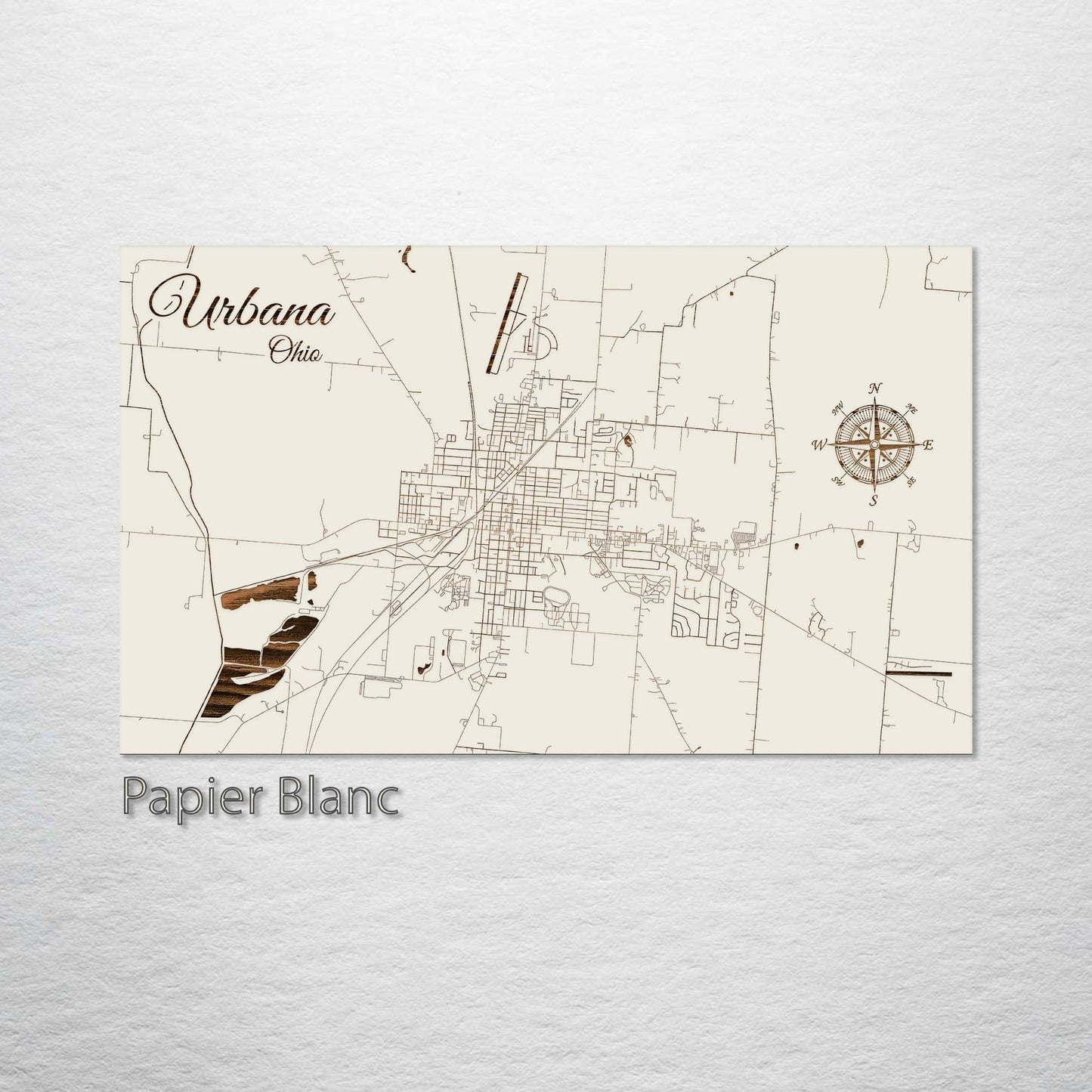 Urbana, Ohio Street Map