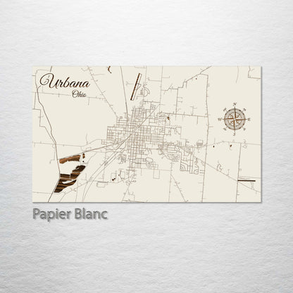 Urbana, Ohio Street Map