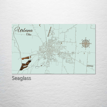 Urbana, Ohio Street Map