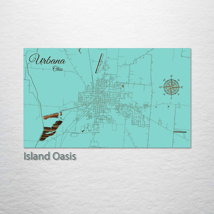 Urbana, Ohio Street Map