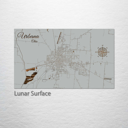 Urbana, Ohio Street Map