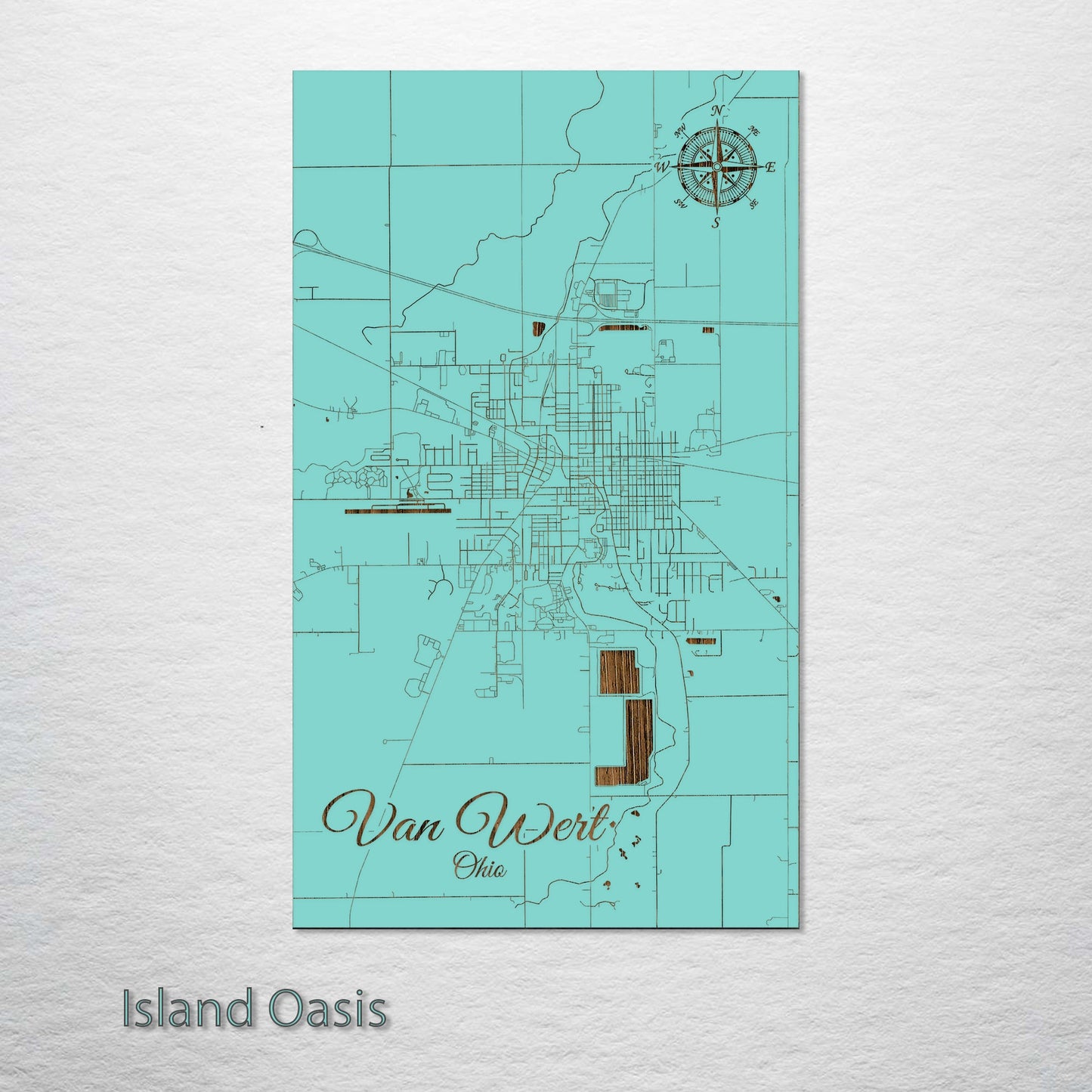 Van Wert, Ohio Street Map