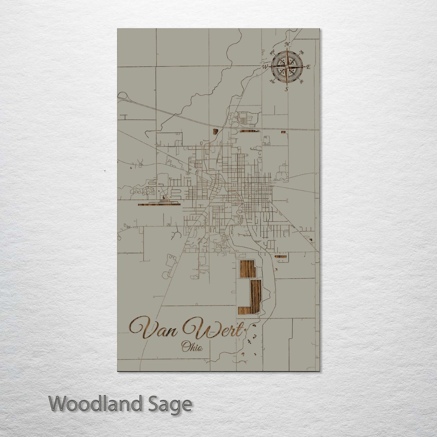 Van Wert, Ohio Street Map