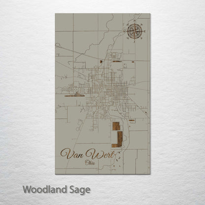 Van Wert, Ohio Street Map