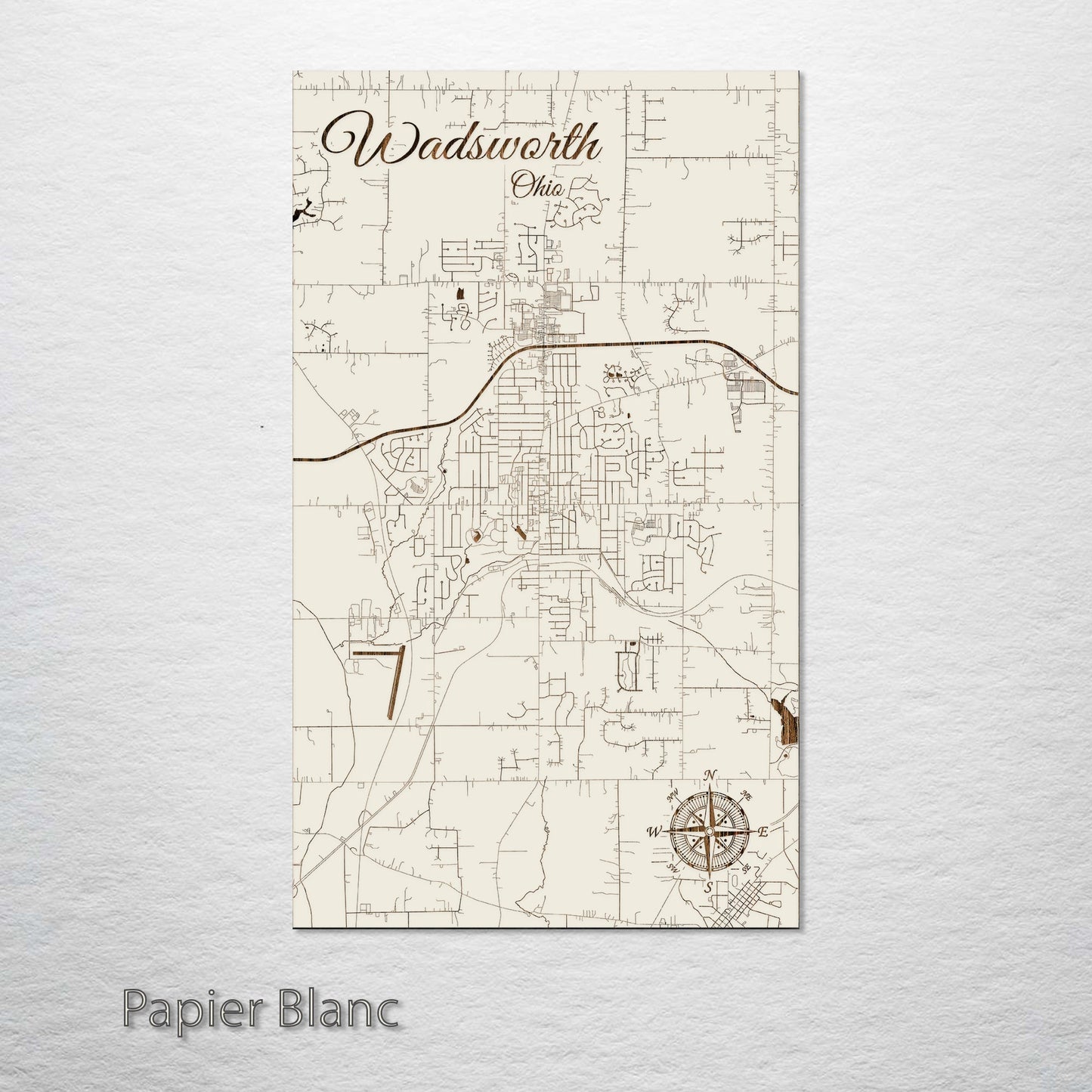 Wadsworth, Ohio Street Map