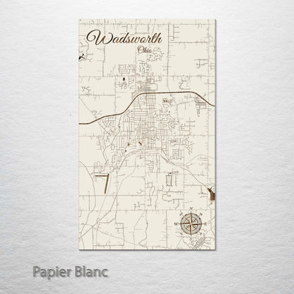 Wadsworth, Ohio Street Map