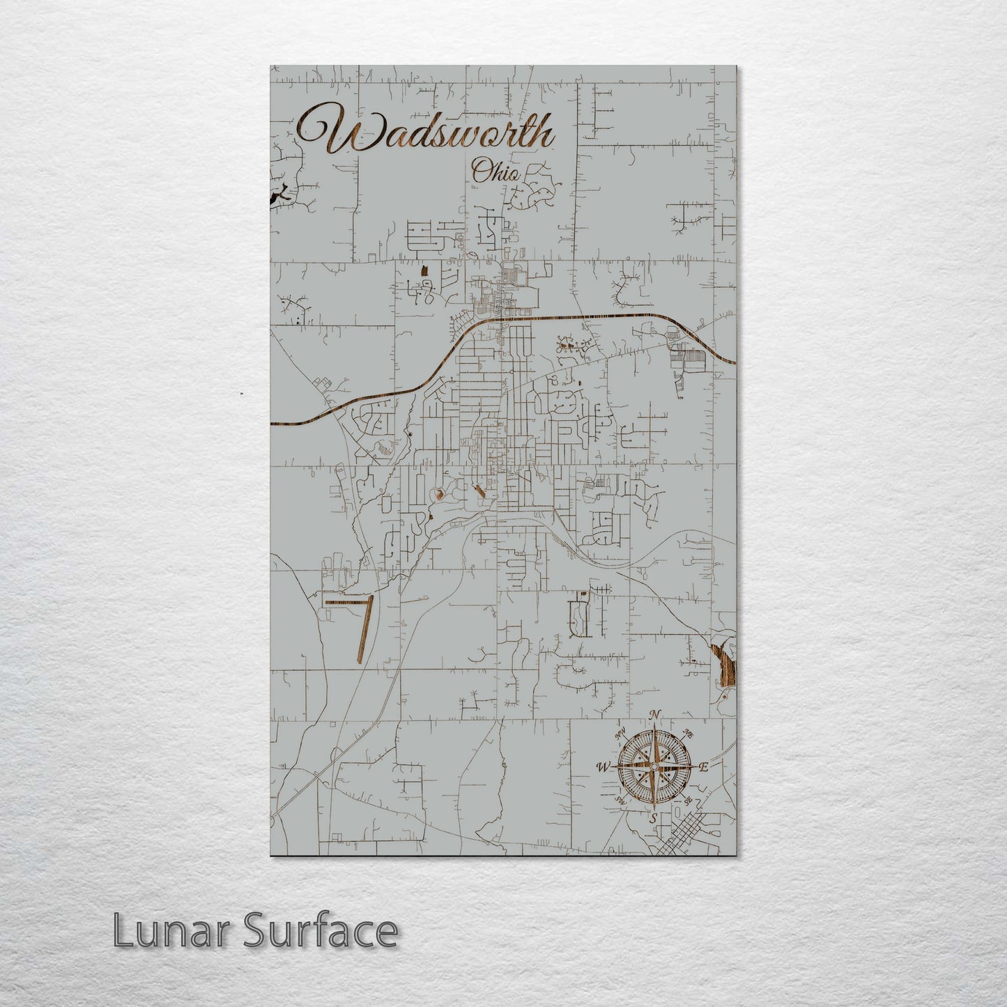 Wadsworth, Ohio Street Map