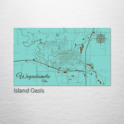 Wapakoneta, Ohio Street Map