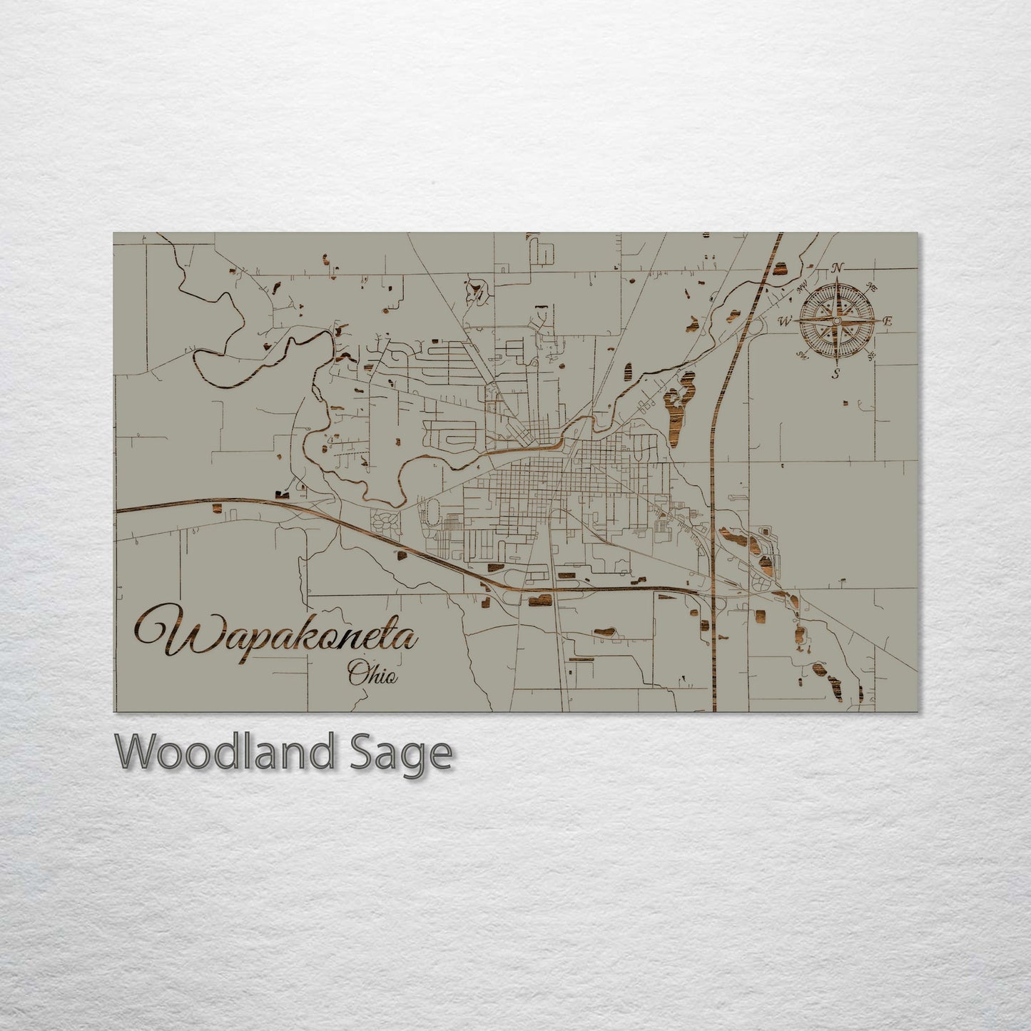 Wapakoneta, Ohio Street Map