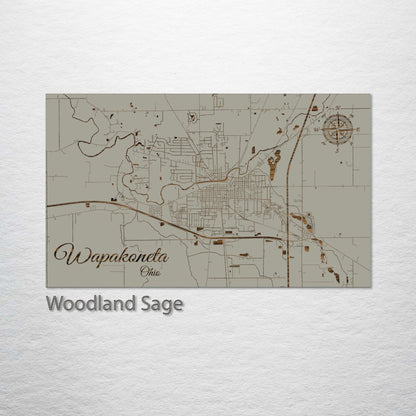 Wapakoneta, Ohio Street Map