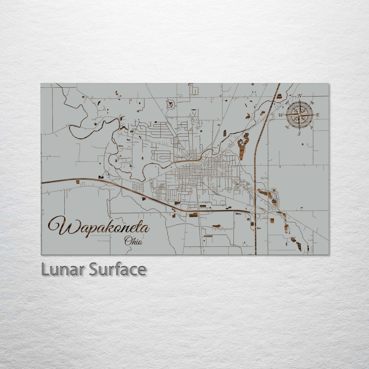 Wapakoneta, Ohio Street Map